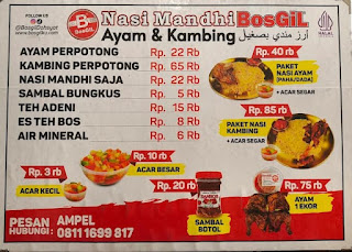 Nasi Mandhi Bosgil Ampel Surabaya