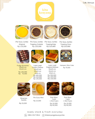 Pie Susu Jumbo Kita Kenyang
