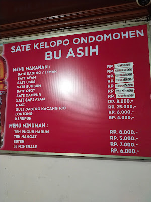 Sate Kelopo Ondomohen Bu Asih